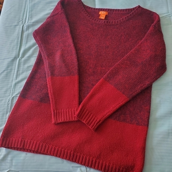 Joe Fresh | Med | Oversized Red Sweater - Picture 4 of 9
